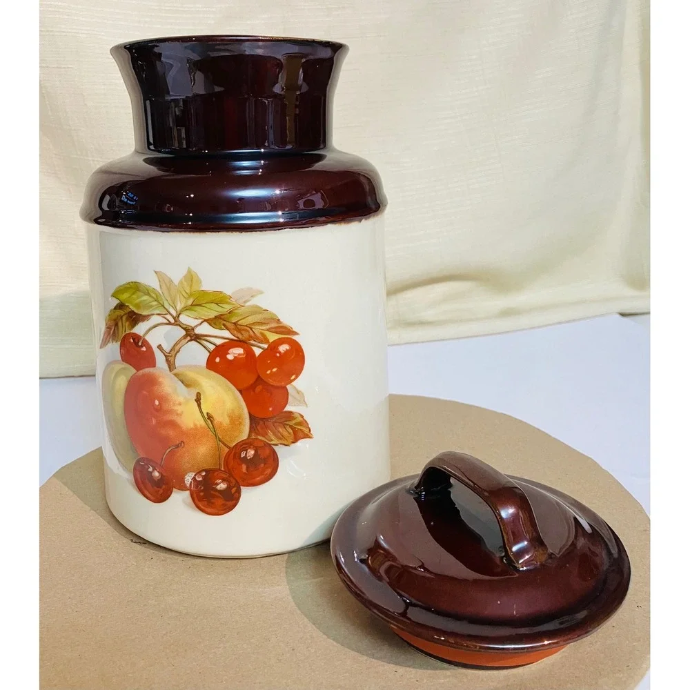 McCoy Cookie Jar Unisex OS Brown Excellent Vintage Fruit 253 USA Pottery